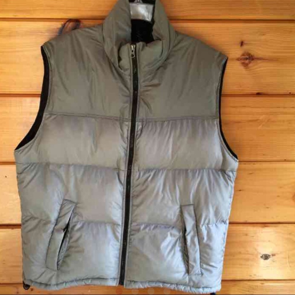 J.Crew Muliglisse Lined Padded Warm Full Zip Vest Men  M